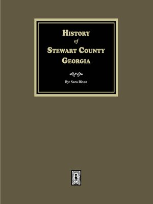 cover image of History of Stewart County, Georgia